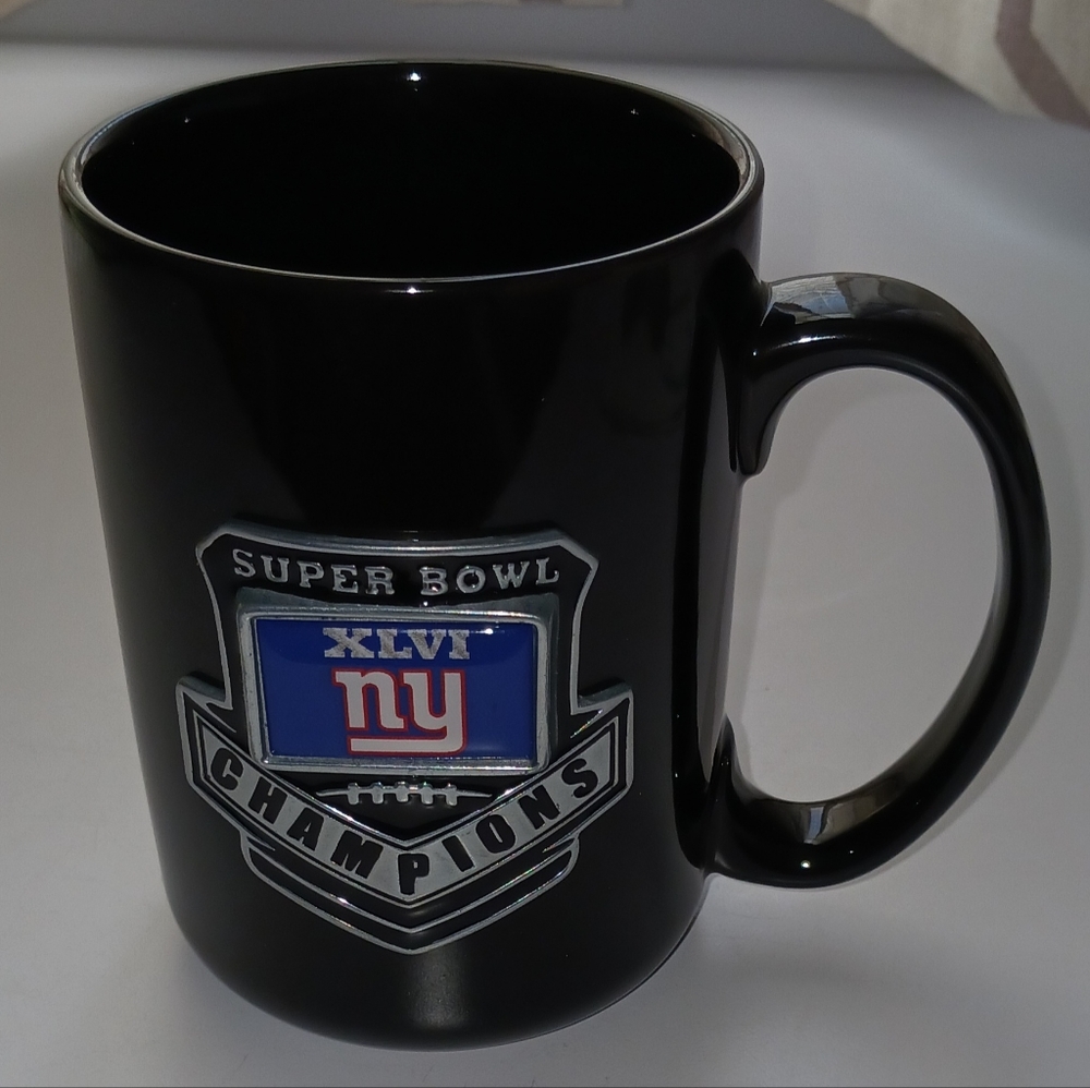 NY Giants 3D Super Bowl XLVI Champions Mug